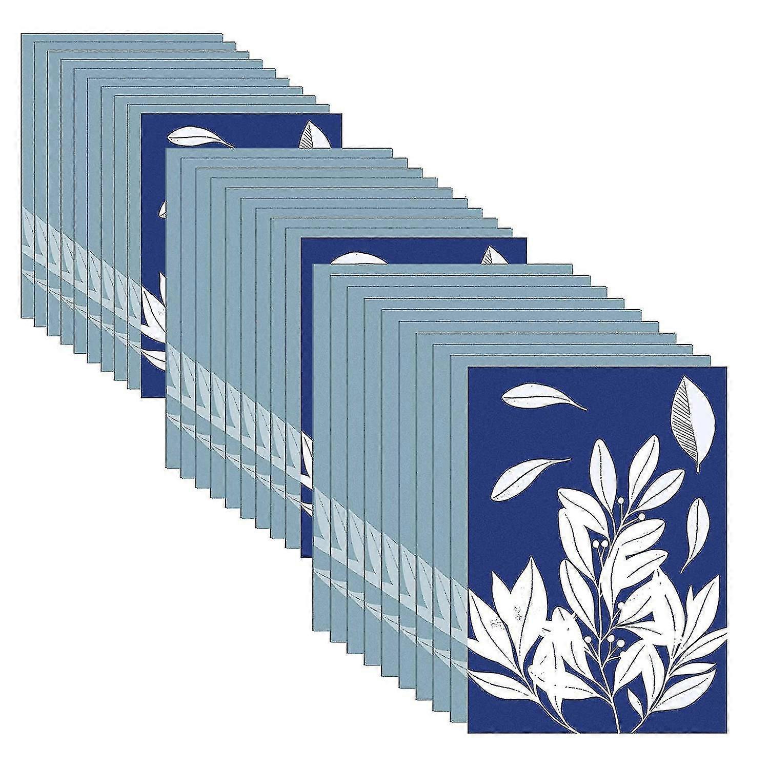 50 Sheets Print Paper Cyanotype Paper A4 A5 A6 Solar Drawing Paper Sensitivity Printing Paper Adult