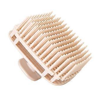Practical Silicone Scalp Brush For Wet And Dry Hair Care Travel Hair Brushes Massager For Healthy Scalp Maintenance  Light Gray