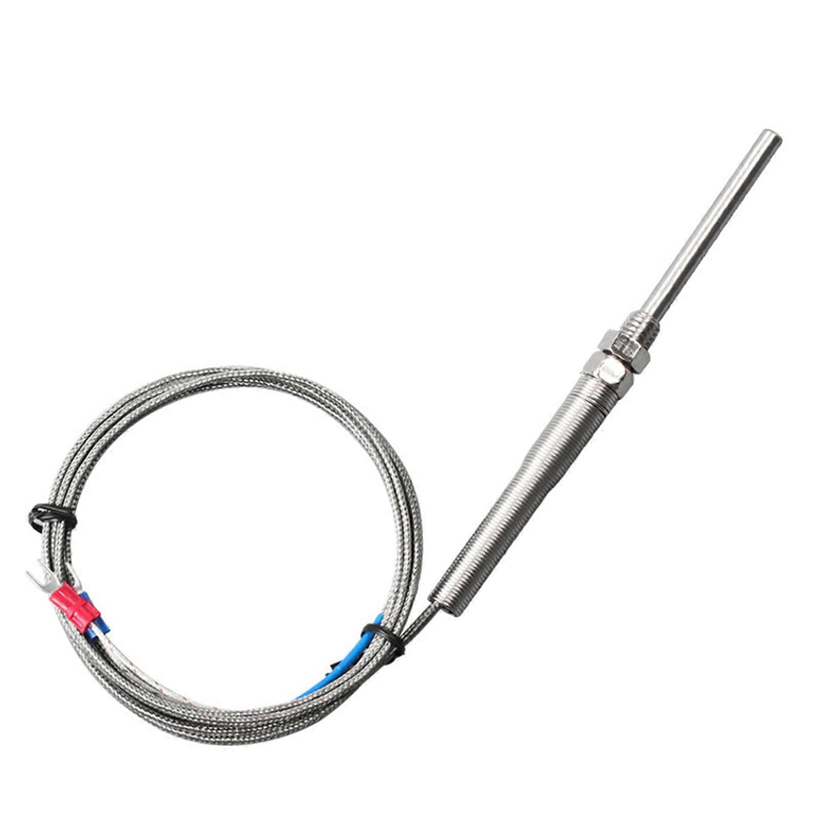 Precise Thermocouple Probe 50-200mm Probe Length 1m Cable for Industrial Temperature Control Applications 50MM
