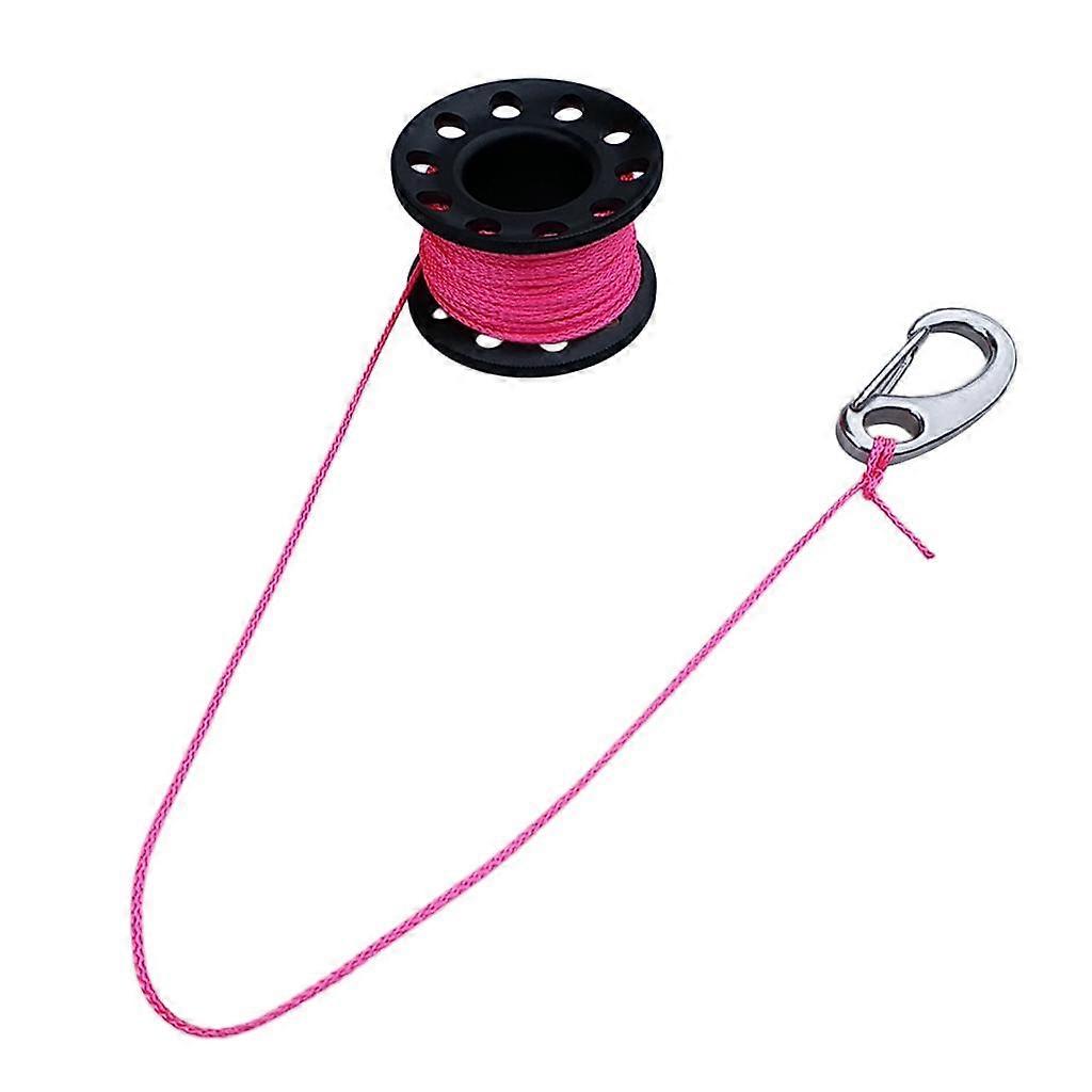 Portable Aluminum Alloy Scuba Diving Guide Finger Reel Spool With 10m