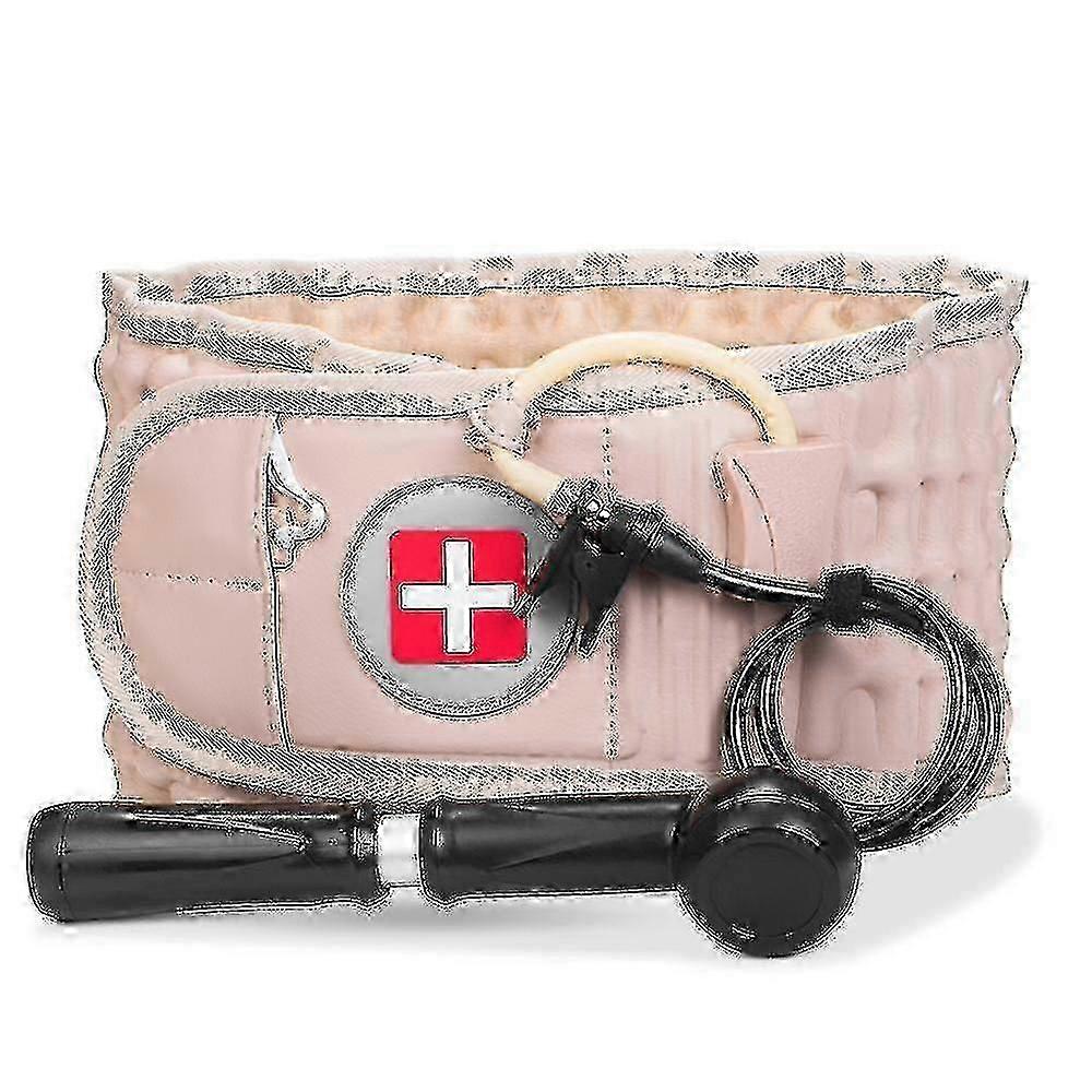 Décompression Lumbar Support Belt Waist Air Traction Brace Spinal Back Relief Belt Backach Pain Release Massager Unisexe