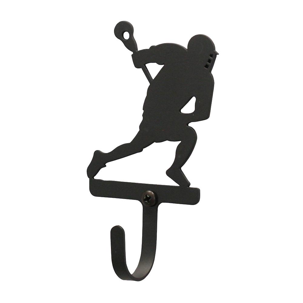 Lacrosse Player Wall Hook Small