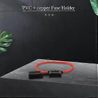 KVSERT Set 3 Portafusibili MAXI Impermeabili Con Fusibile 40A, Cavo 8 AWG 25cm, Per Auto, Camper, Barca, 12-24V