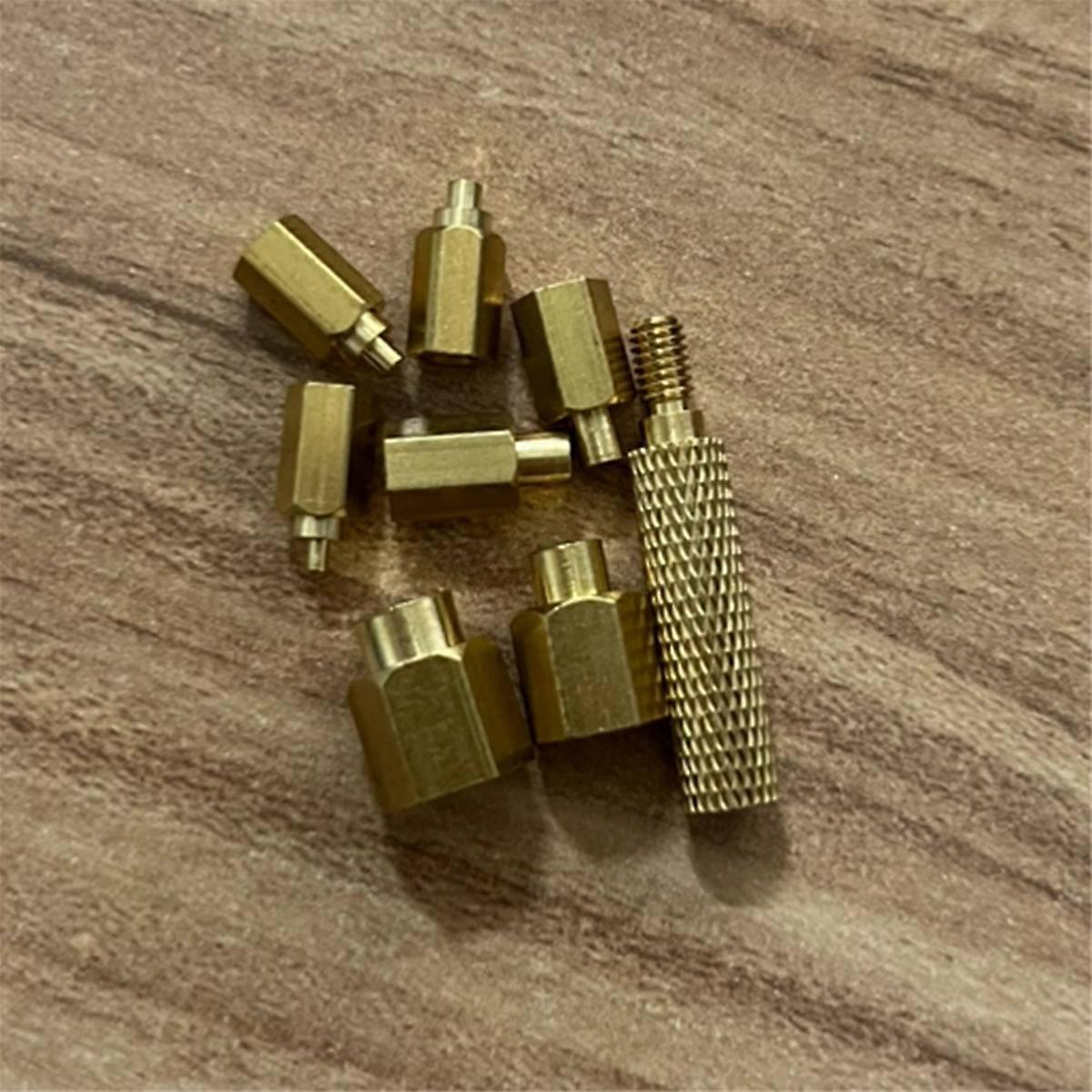 M2-M8 Brass Thread Head for Plastic 3D Printer Soldering Iron