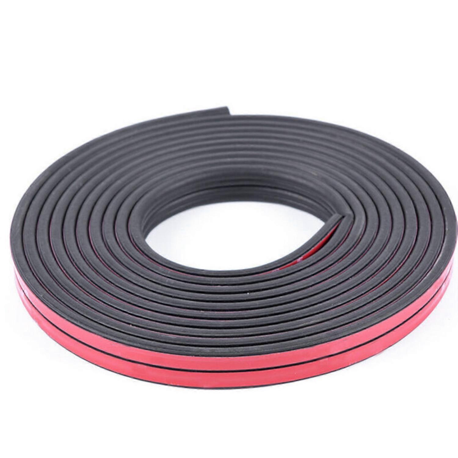 Universal 5M B Type Car Door Edge Trim Rubber Seal Strip Anti-Dust