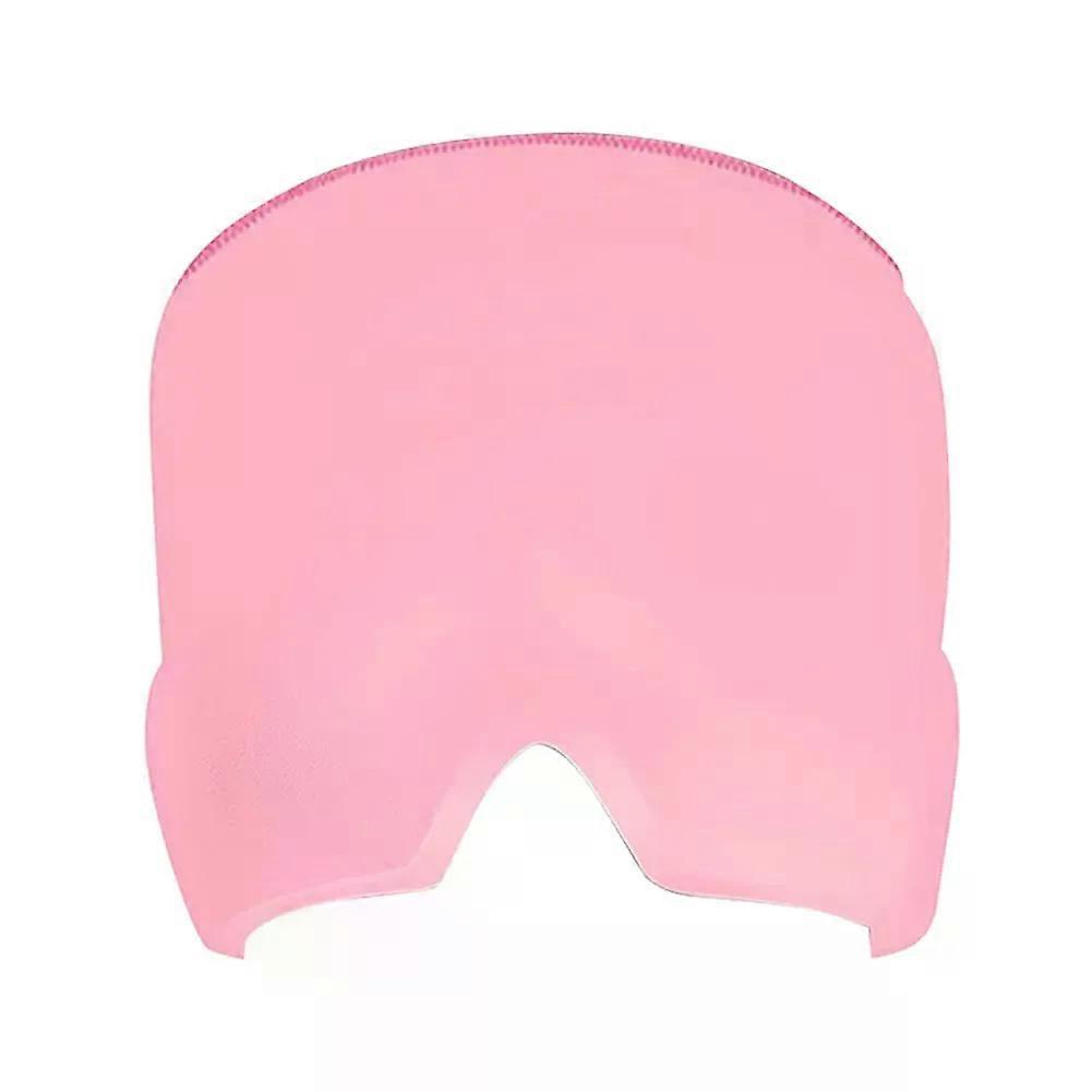 Cappello di sollievo dall'emicrania Cappuccio massaggiatore per la testa Cappuccio da ghiaccio per terapia del freddo in gel ad alta efficacia per alleviare il dolore Pressione da stress Maschera per gli occhi