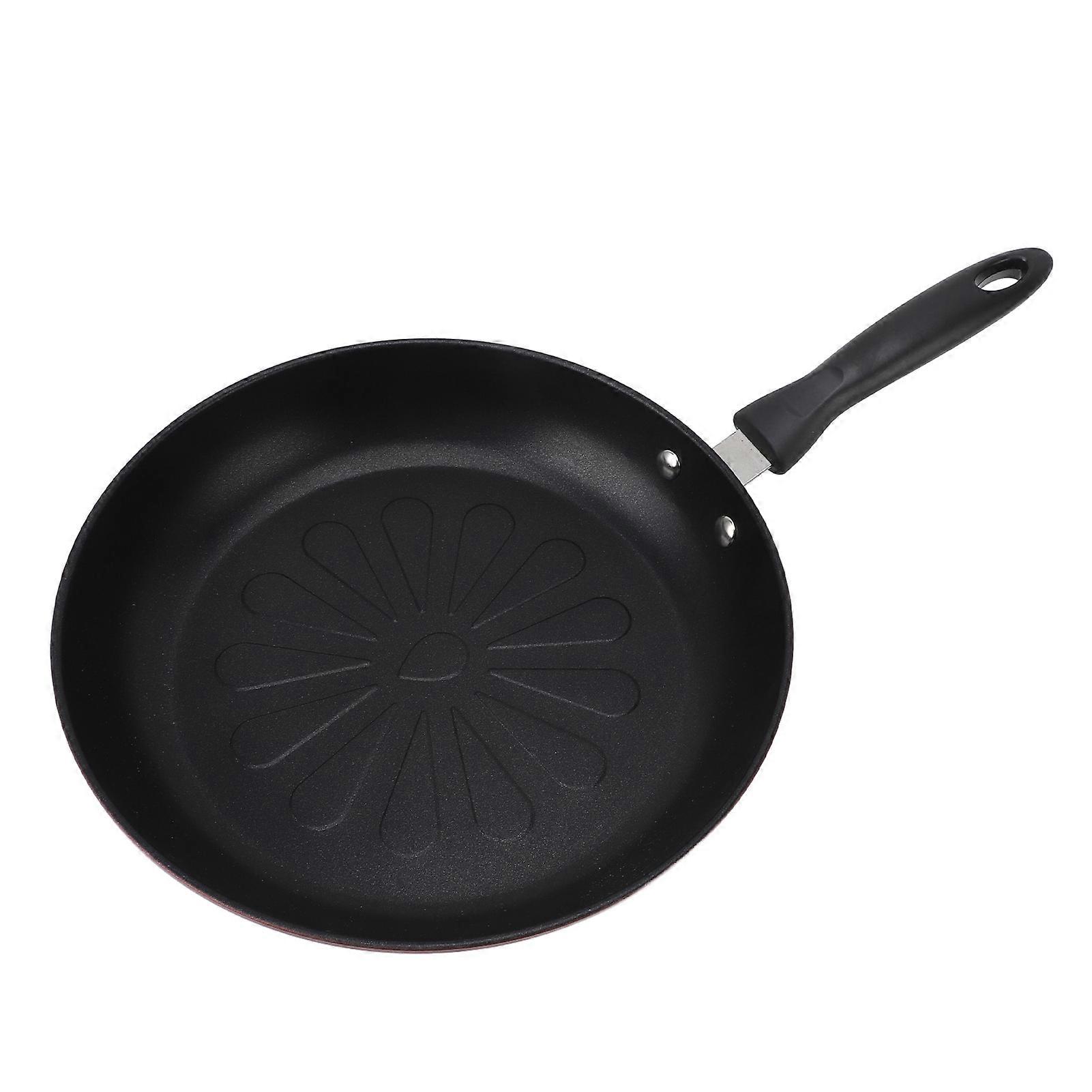 Nonstick Frying Pan Skillet Flat Bottom Long Handle Even and Fast Heating Maifan Stone Fry Pan for Induction Cooker
