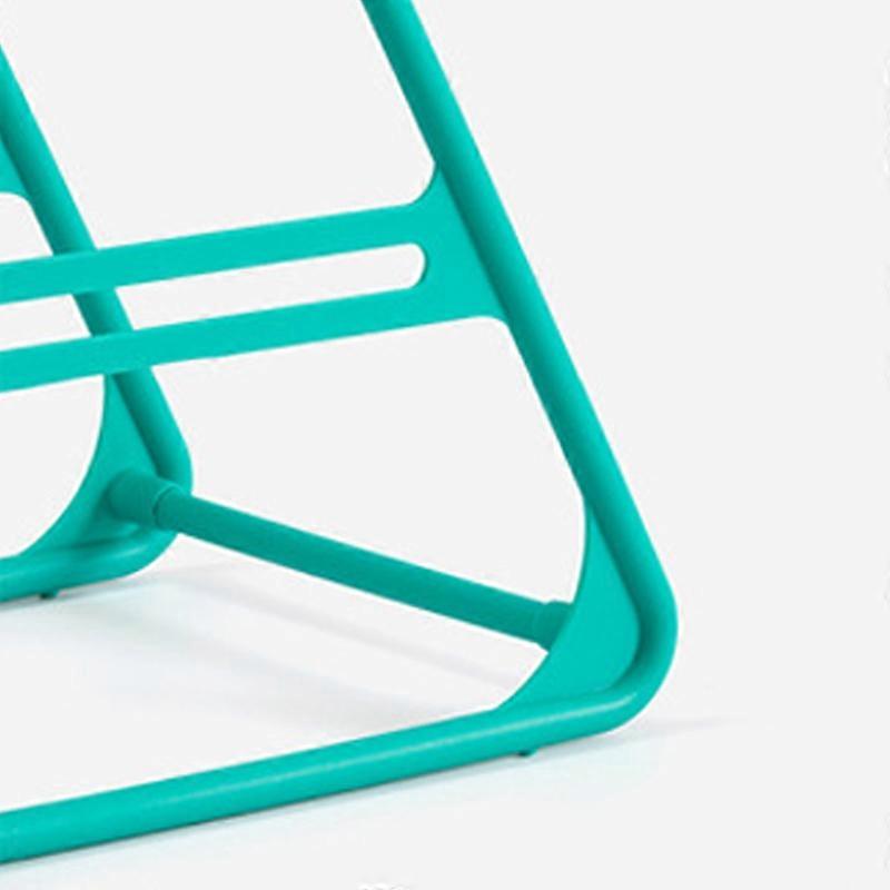 Hanger Storage Rack PP Triangular Rounded Design Shelf Multifunctional Organizer Green