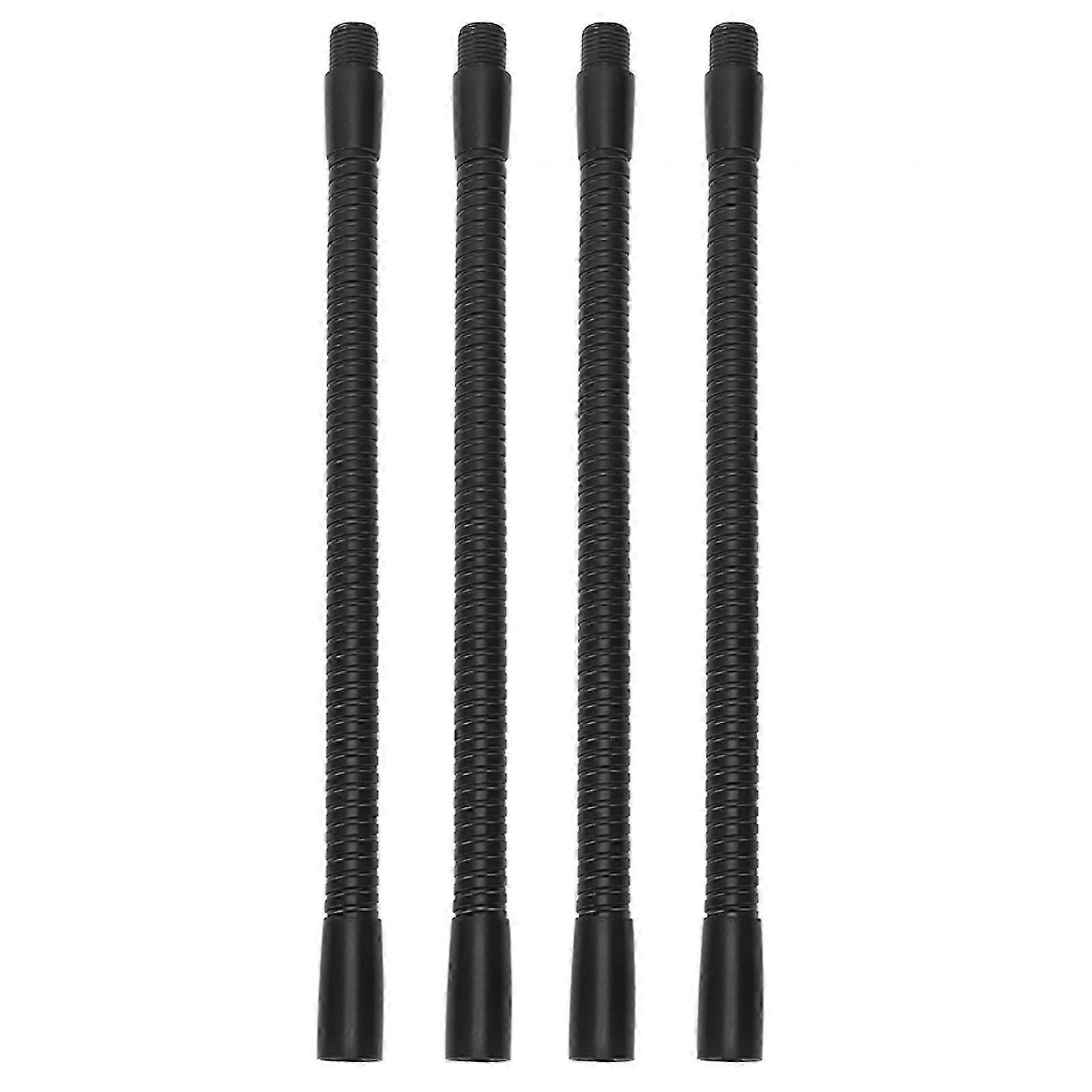 4 Pcs Gooseneck Lamp Hose Aluminium 10mm Caliber Flexible Table Desk Lamp Hose Lighting Fittings 20cm