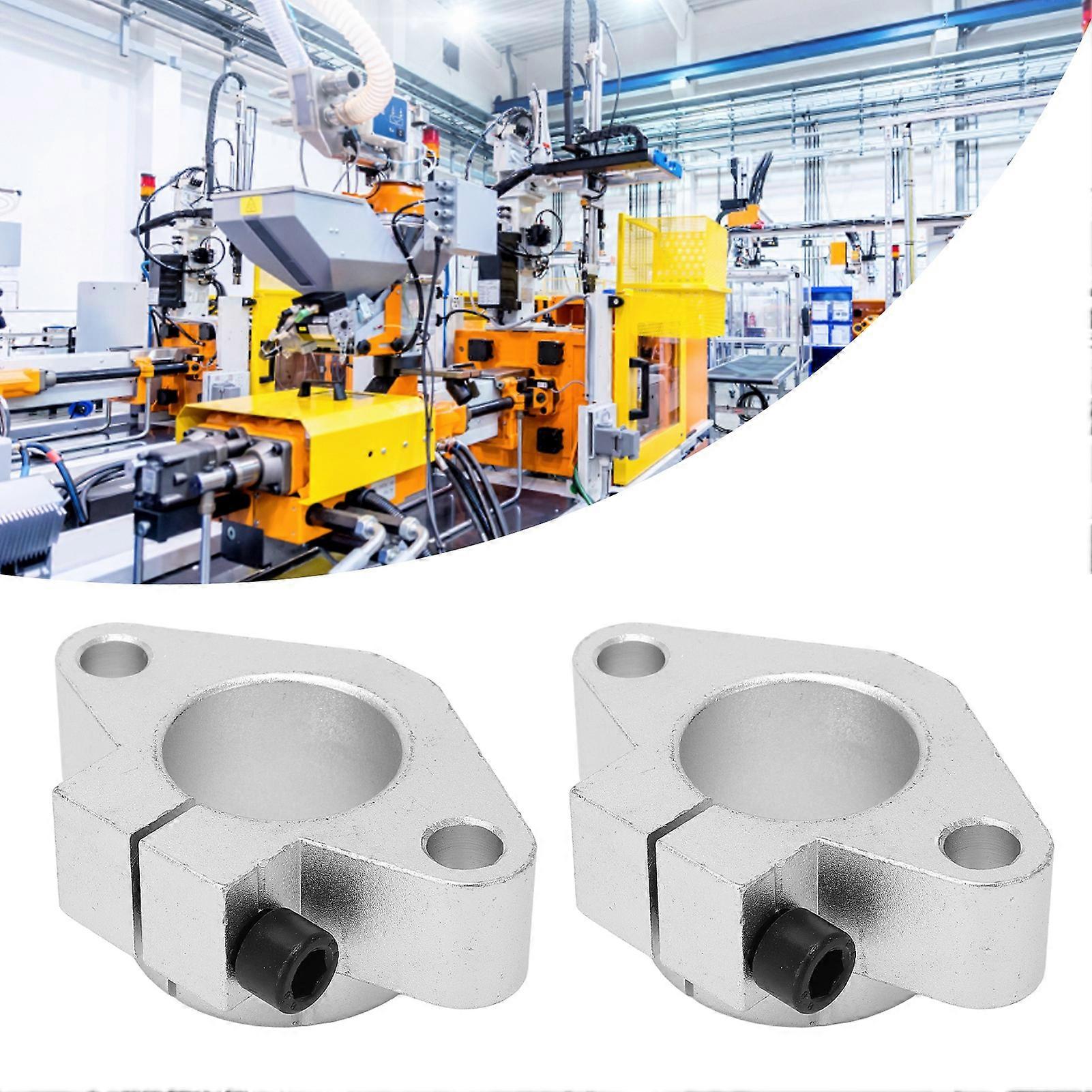 2PCS Linear Motion Ball Slide Block Guide Rail Support Bracket for 40mm Diameter Shaft SHF40 