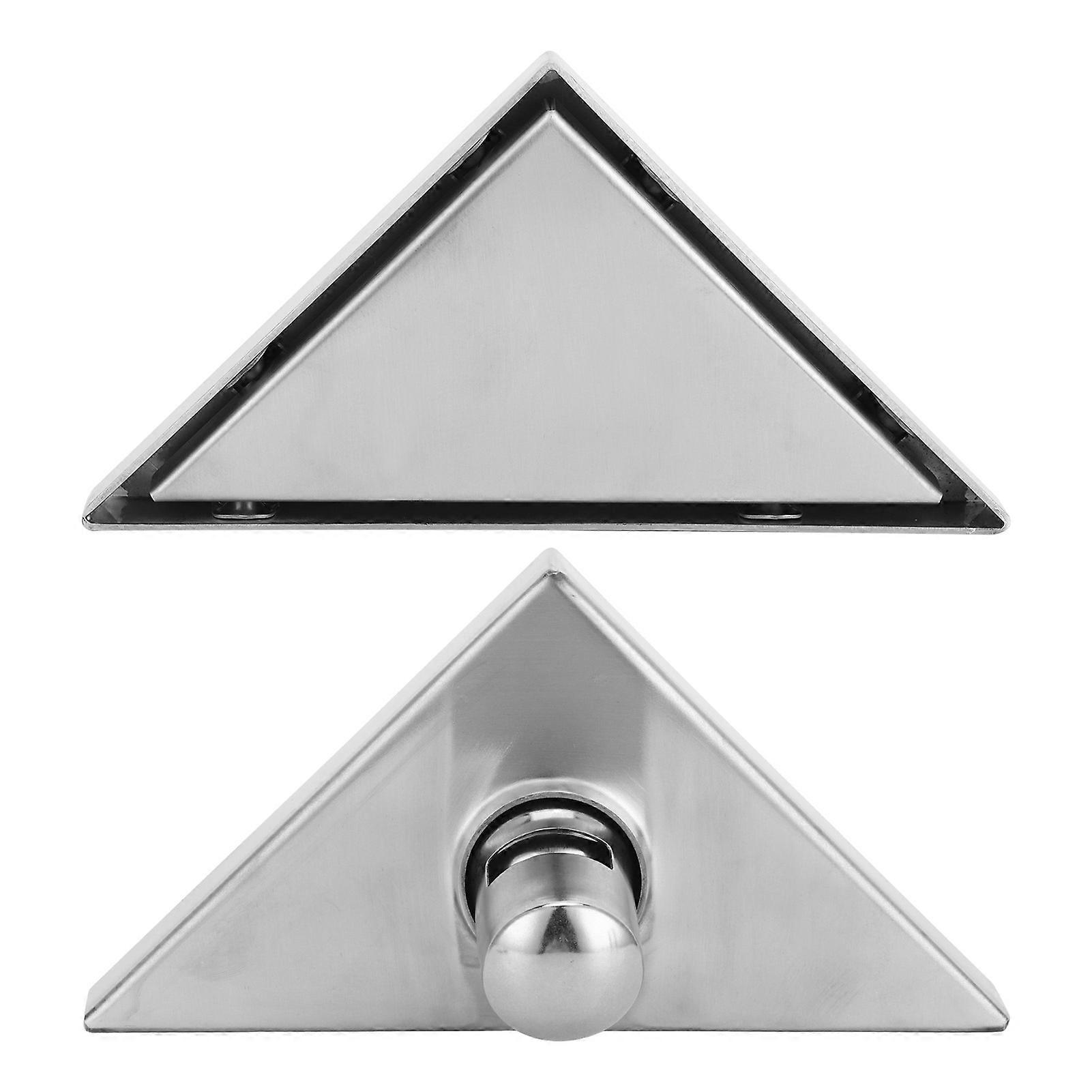 304 Stainless Steel Triangular Floor Drain 15.5cm & 22cm Shower Corner