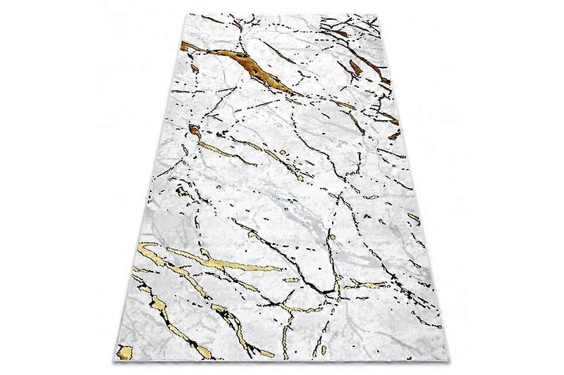 カーペット ALLURE 1963 大理石 - 構造的、スタイリッシュ、グラマーホワイト/ゴールド