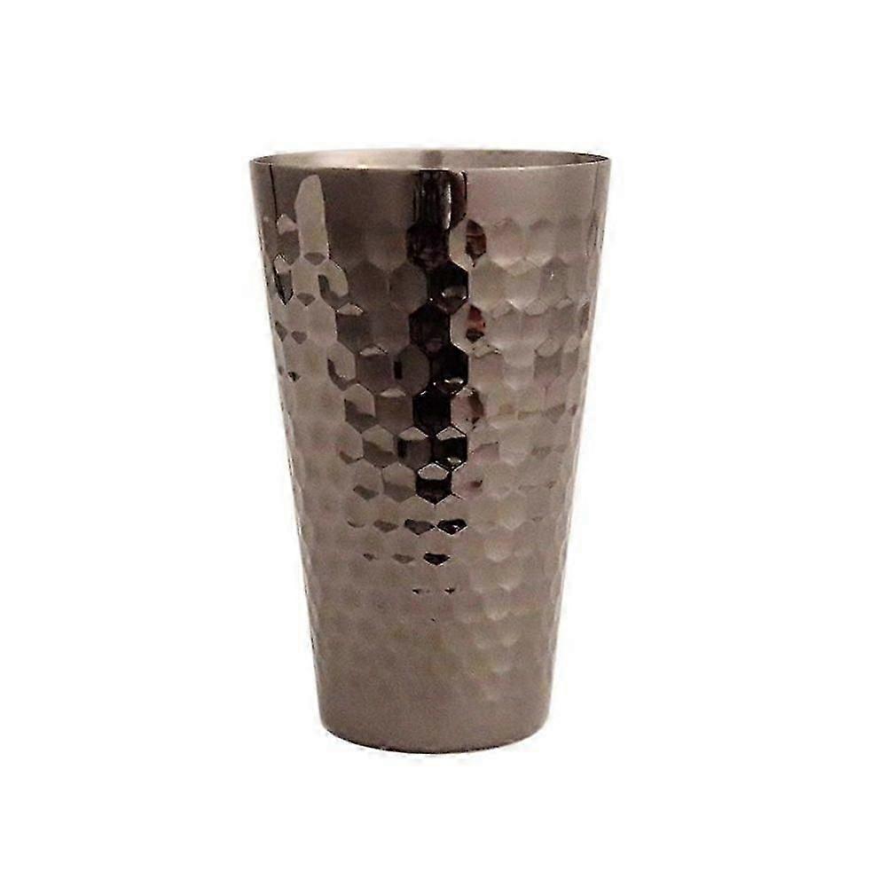 12Oz kopper i rustfritt stål for å drikke, ekte hamret tumblerkopp i rustfritt stål