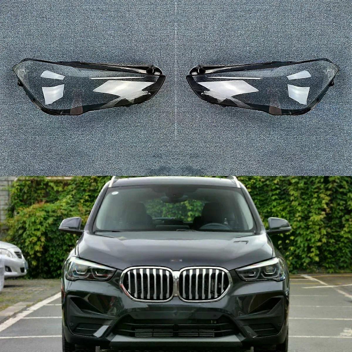 High qualityFor BMW X1 F48 F49 2019 2020 2021 Headlight Cover Transparent Headlamp Shell Lamp Shade Lens Replace Original Lampshade Plexigla