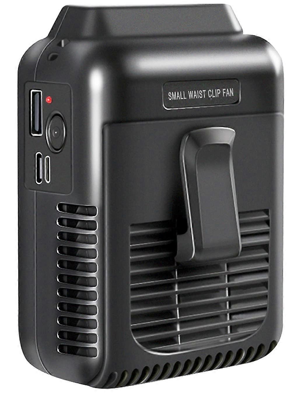 8000MAH Fan Waist Fan Working with Battery Adjustable Air output, 3 speed, outdoor operation