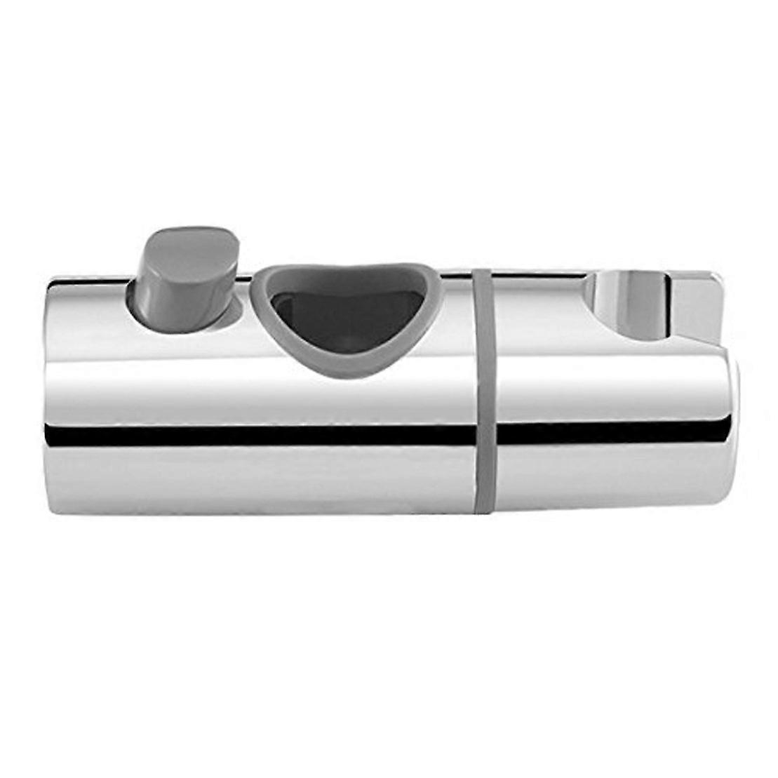 Shower Head Holder Adjustable Replacement Hand Shower Bracket Fits 22mm/24mm Slider Rail Chrome Plated