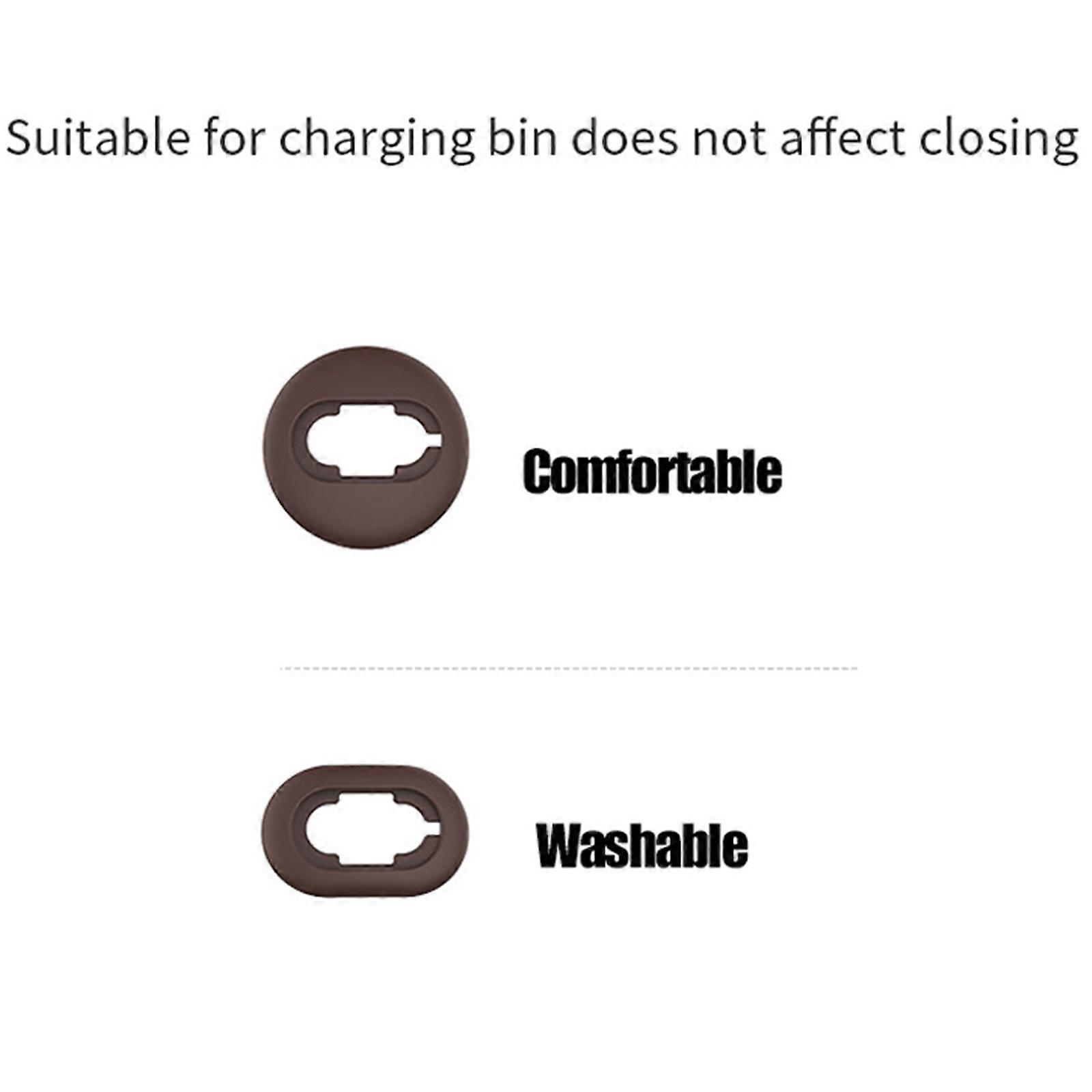 لسماعات الأذن الحية لسماعات Galaxy Buds غطاء واقي خفيف الوزن للعلبة مقاوم للصدمات مقاوم للماء لشل سيليكا سلي بني