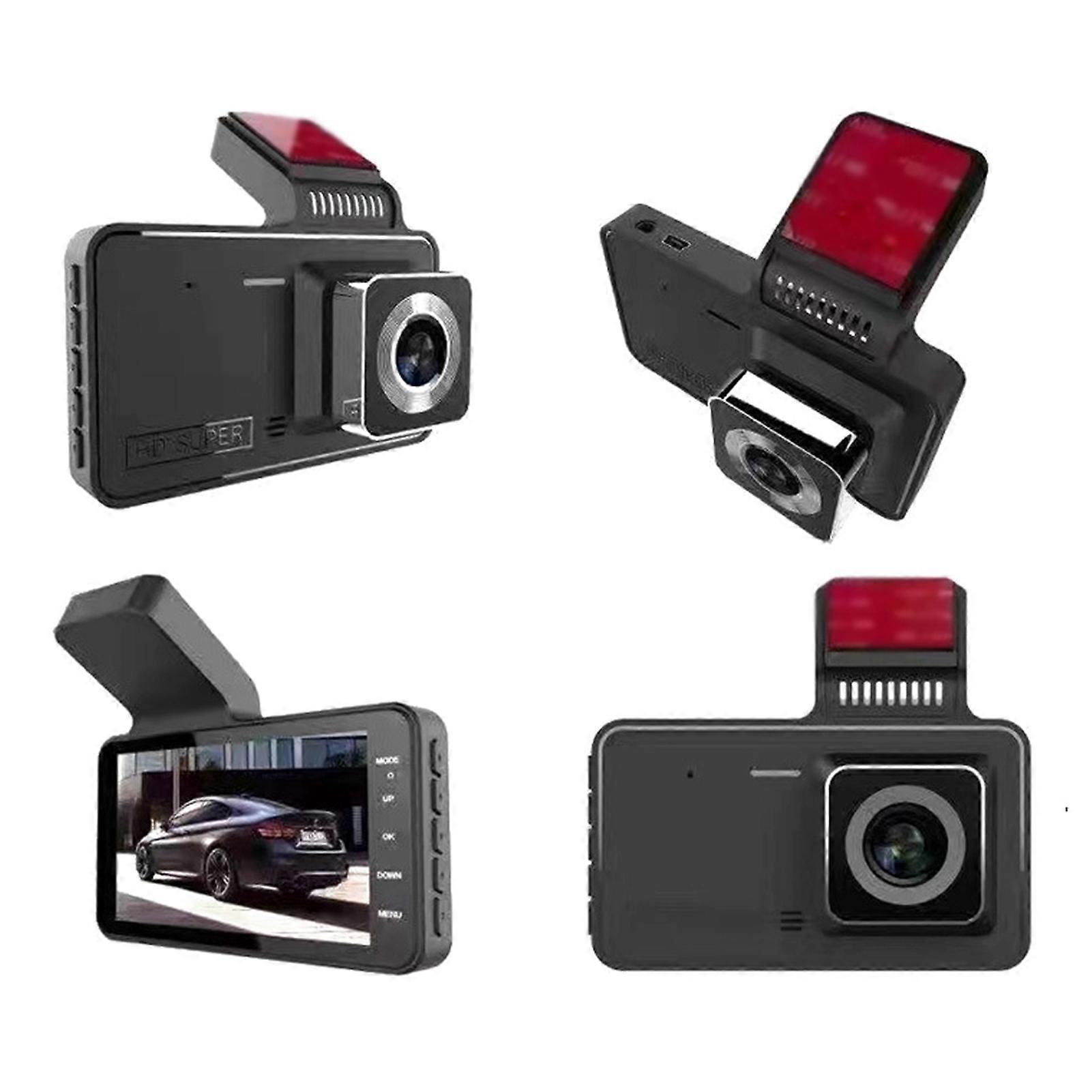 1080P DVR Dash Camera 4 Inch Car Dashcam Driving Recorder 150° Wide Angle Support Night-Vision Loop Recording Reversing Picture