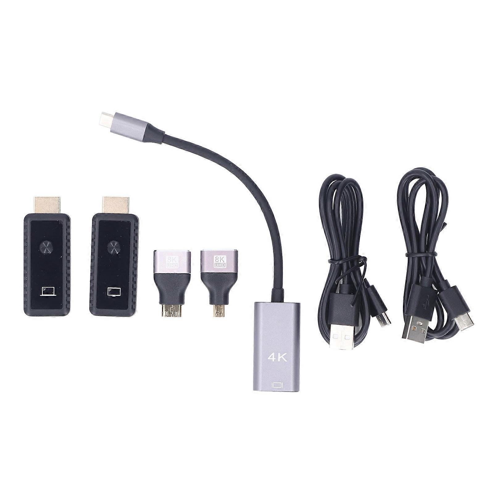 HD Multimedia Interface Transmitter Receiver Plug and Play 100ft Portable 5G Wireless HD Extender Kit