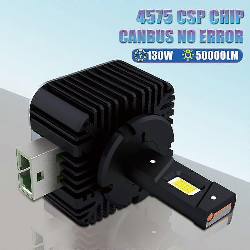 D1S D3S LED Headlights Canbus 4575 CSP D2S D4S Car Bulbs 50000LM 130W D1R D3R D2R 6000K Lights D4R D5S D8S Auto Lamps 1:1 HID
