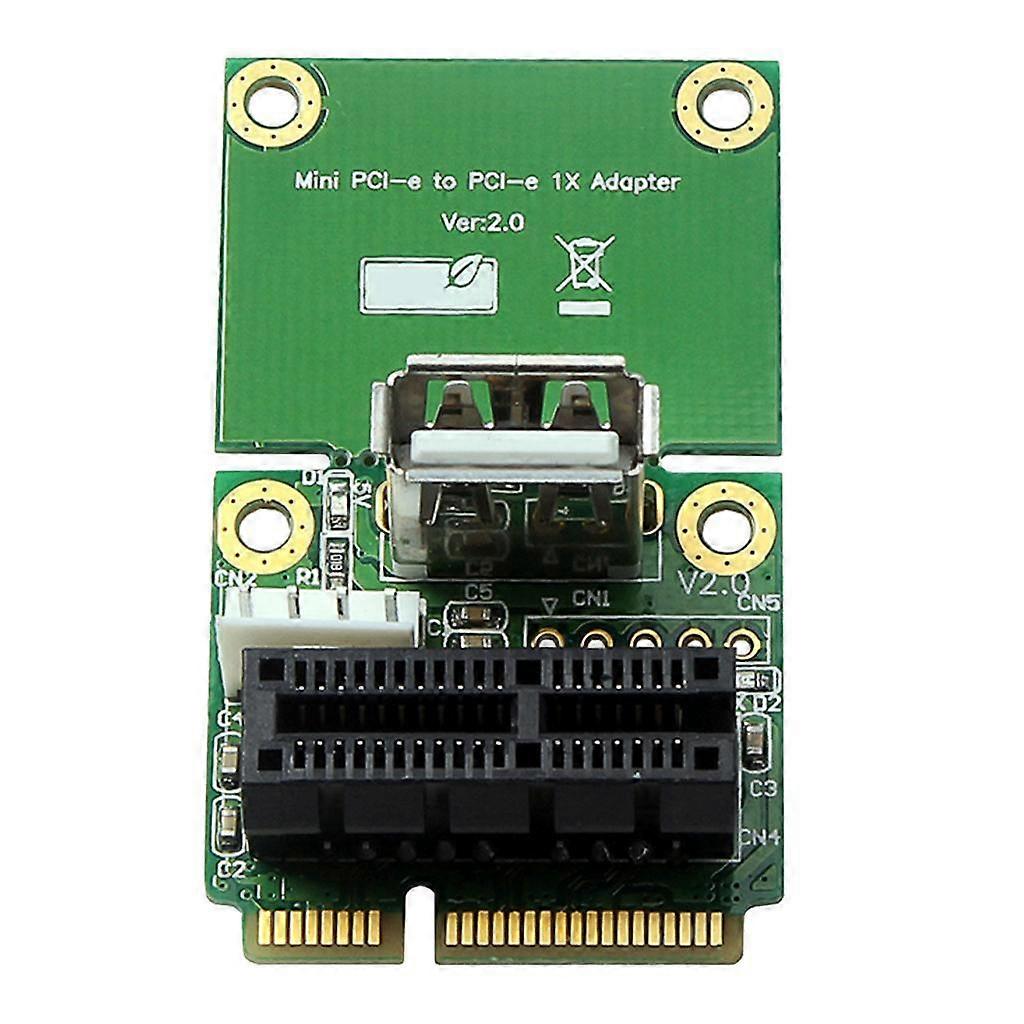 PCI Express X1 til Mini PCIe Adapter Kortkonverter Støtte USB-enhet