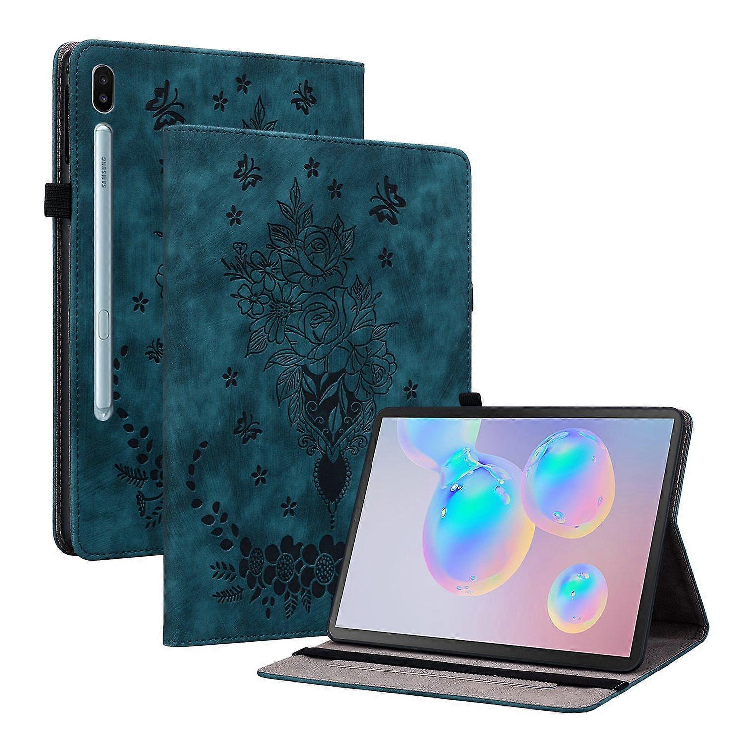 Compatible With Samsung Galaxy Tab S6 Flip Leather Multi-Functional Smart Tablet Case with Bracket and Card Slot