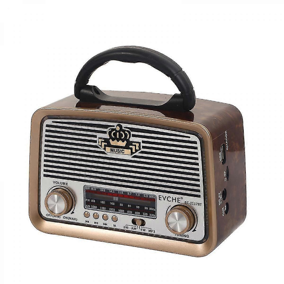 Veeki Fm Radio Vinta Radio Retro Radio Portable Radio Shortwave Radio Vinta Radio With Tooth Ser Usb Tf Aux Mp3 Player