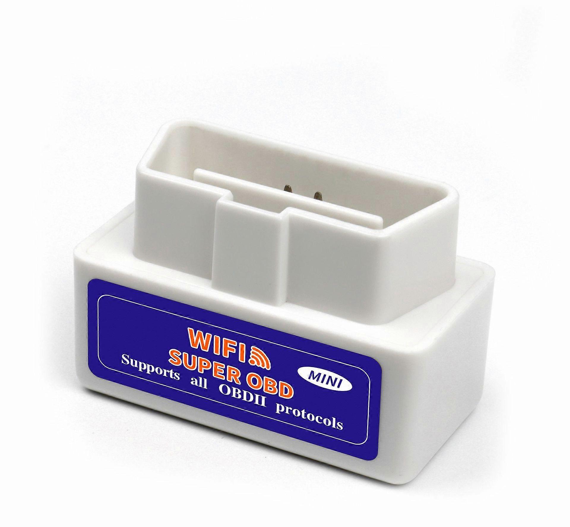 OBD2 Scanner WiFi - Autoscanner Kompatibel mit iOS, iPad und Android weiß