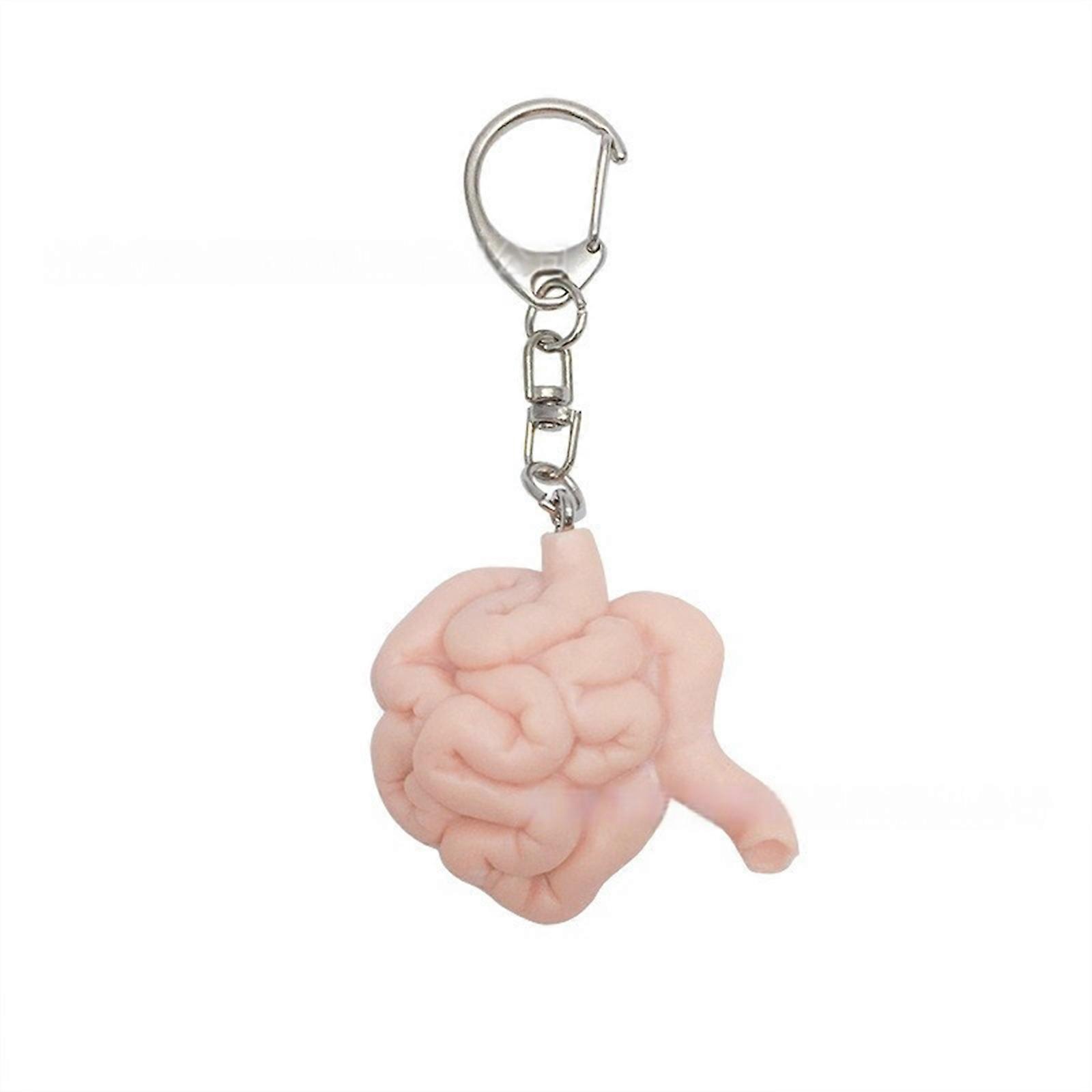 Detailed Organ Designs Keychain Crafted From Mixed Materials Offering Comfortable and Durability for Everyday Use