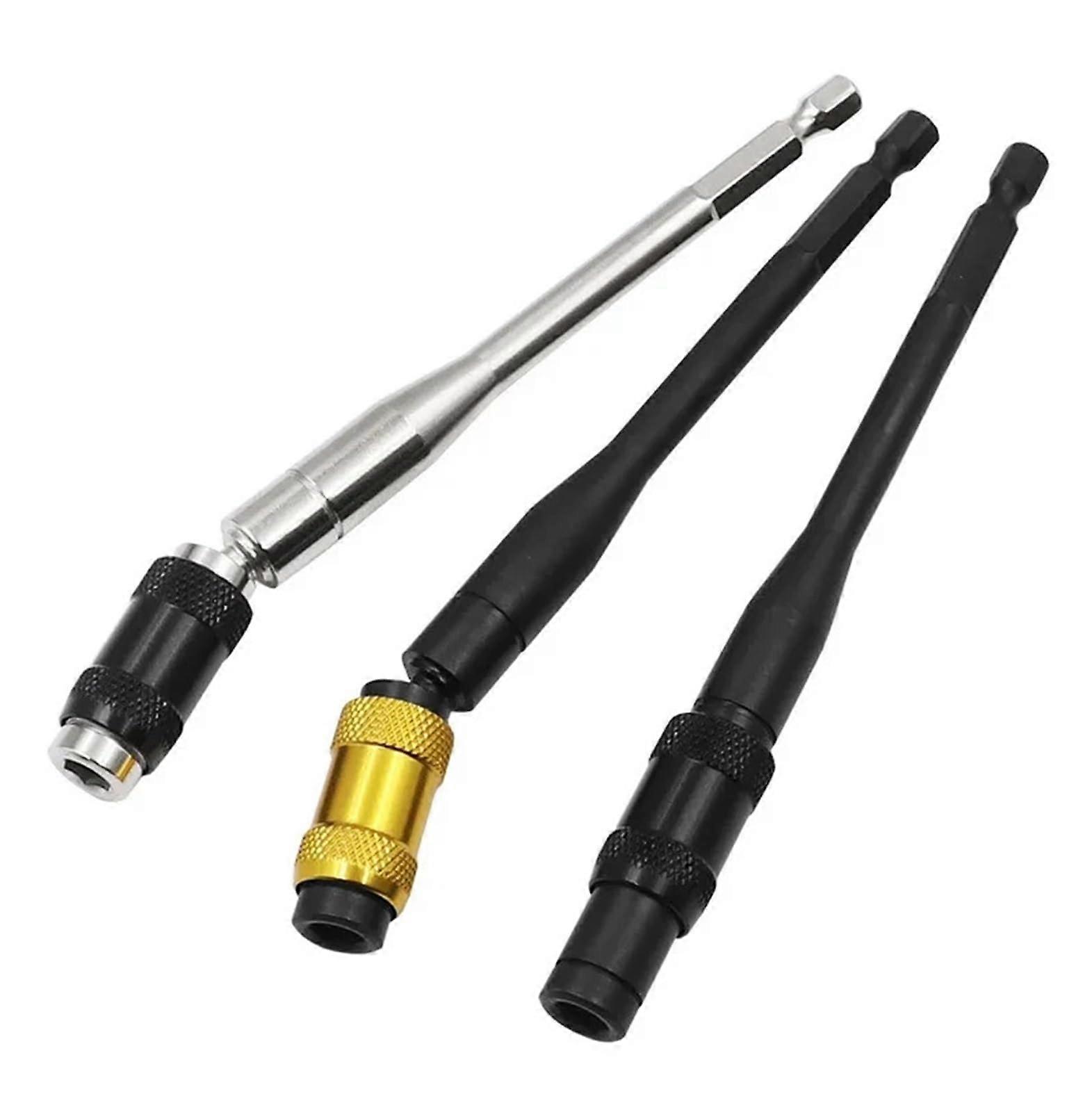 88MM/145MM Long Magnetic Ring Screwdriver Bits Drill Hand Tools Drill Bit Extension Rod Quick Change Holder Drive Guide Screw(F)