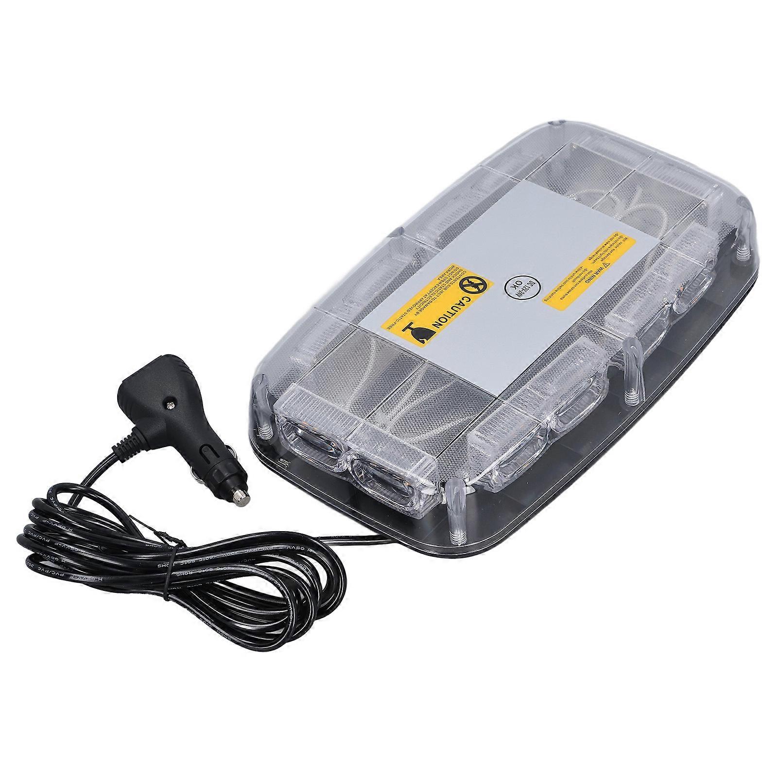 48 LED Waterproof Rooftop Strobe Light DC12-24V with Magnet Mount