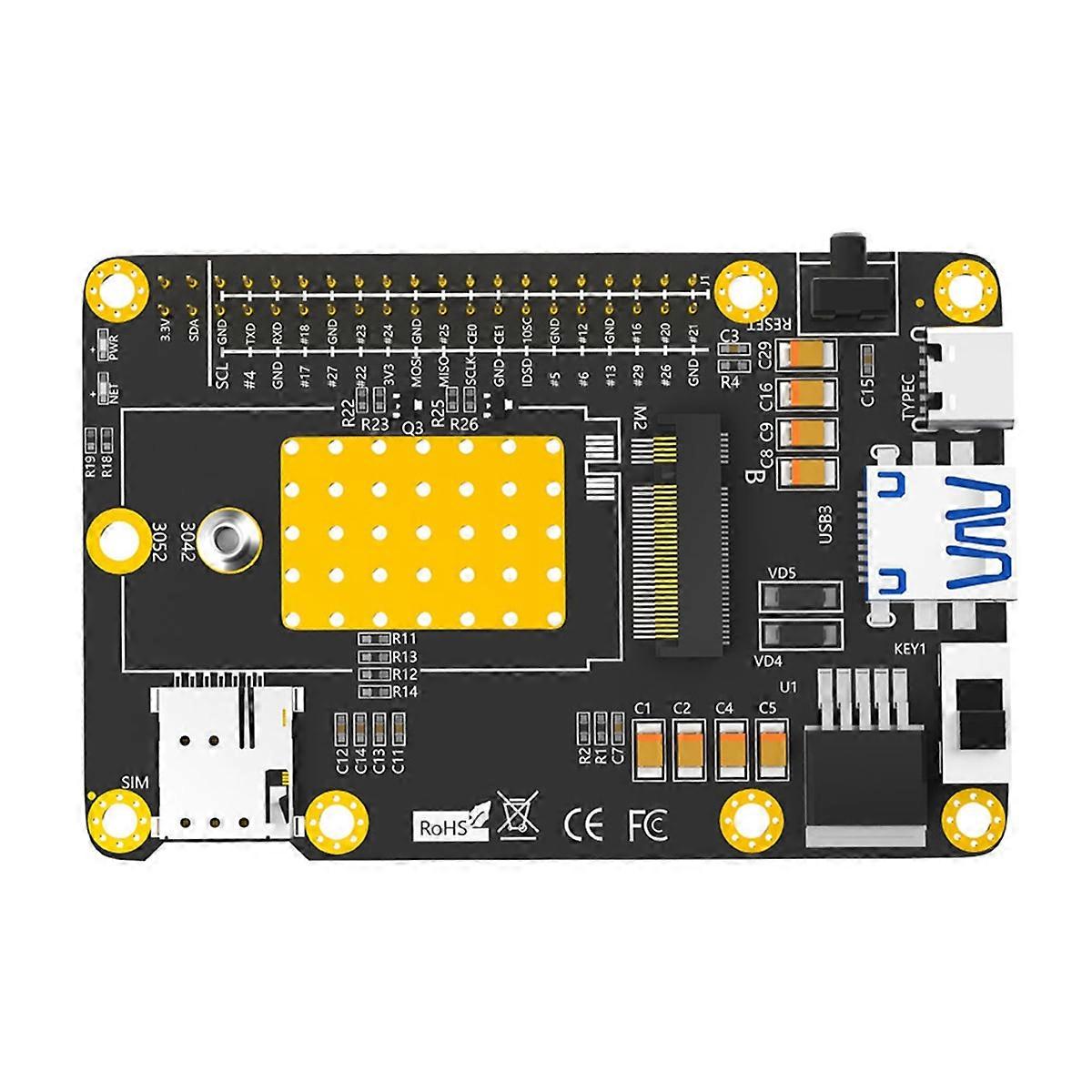 4G/5G Base HAT M.2 B Key to USB3.0 Expansion Card for 5