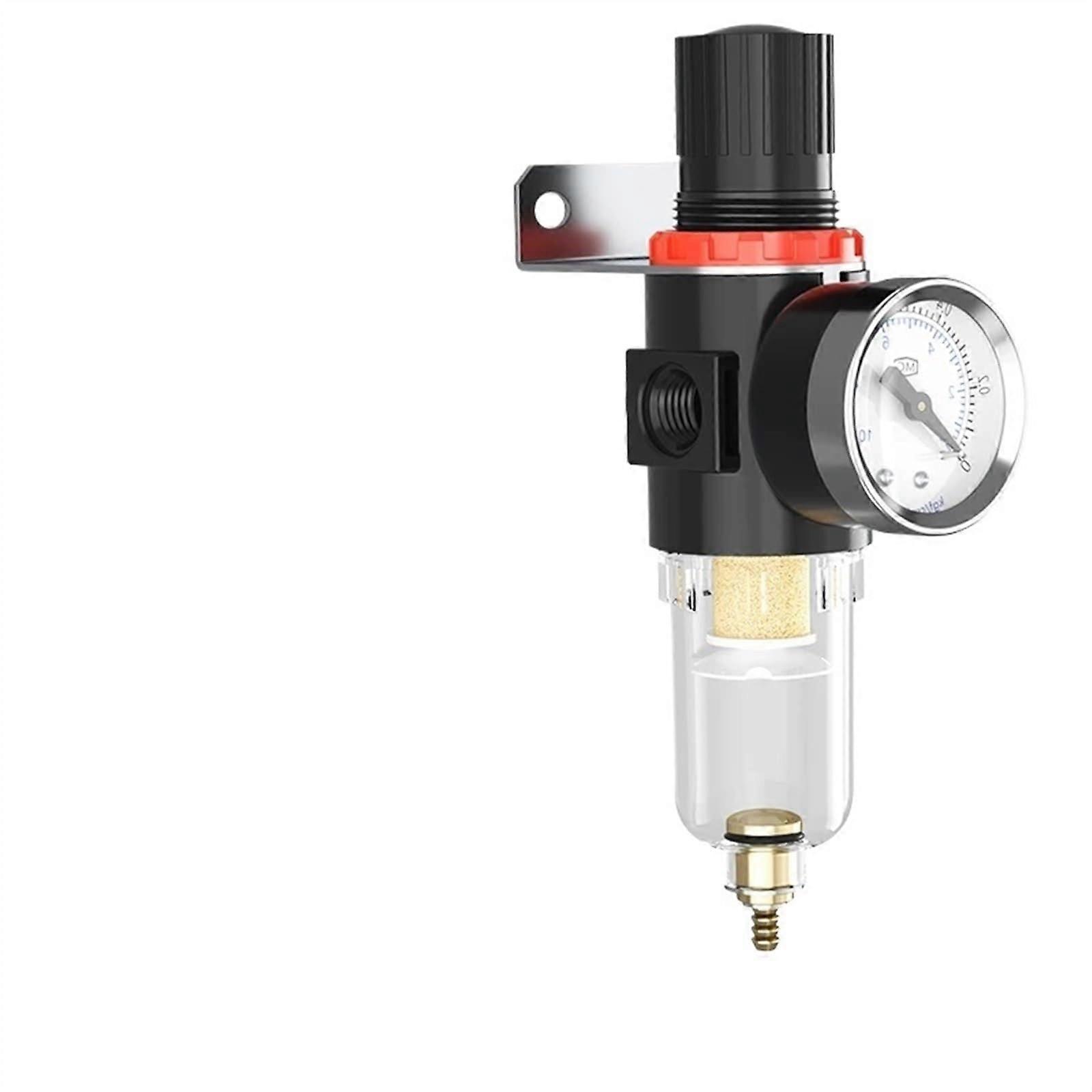 Pneumatic Filter Air AFR2000 Treatment Unit Pressure Regulator Compressor Valve Reducing Oil Water Separation Gauge Switch(AFR2000 w PC8MM)