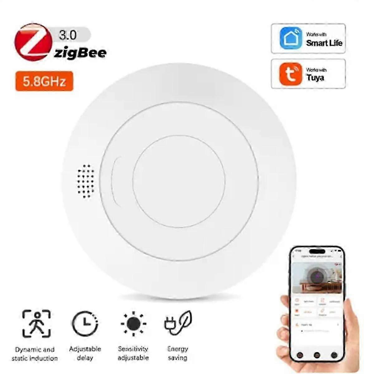 Mmwave Easy Installation Smart Radar Smart Human Presence Sensor Reliable Performance Energy Saving