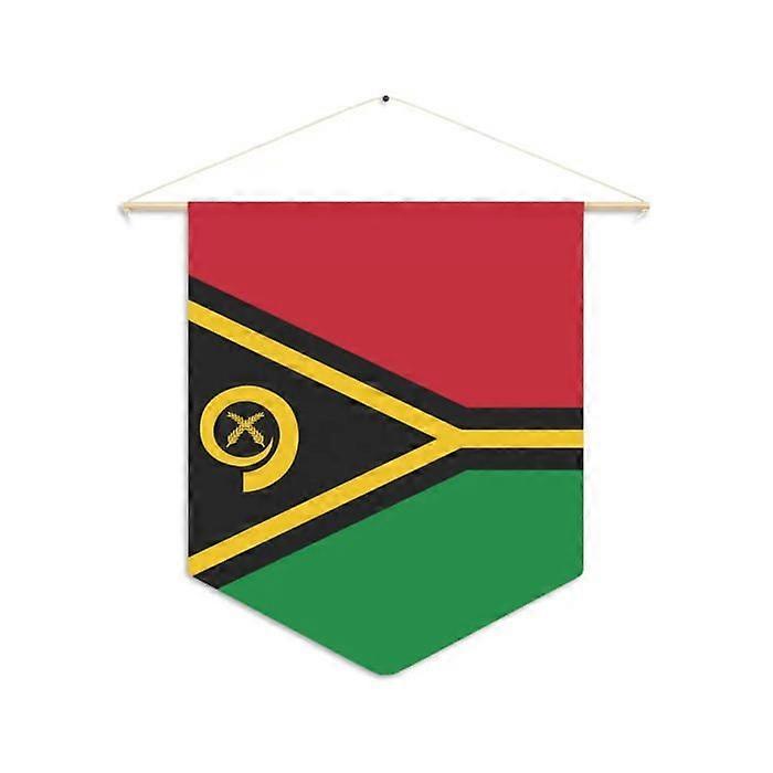Flag - Vanuatu - 30 x 45 cm - Polyester - Double-sided print - Accessories included