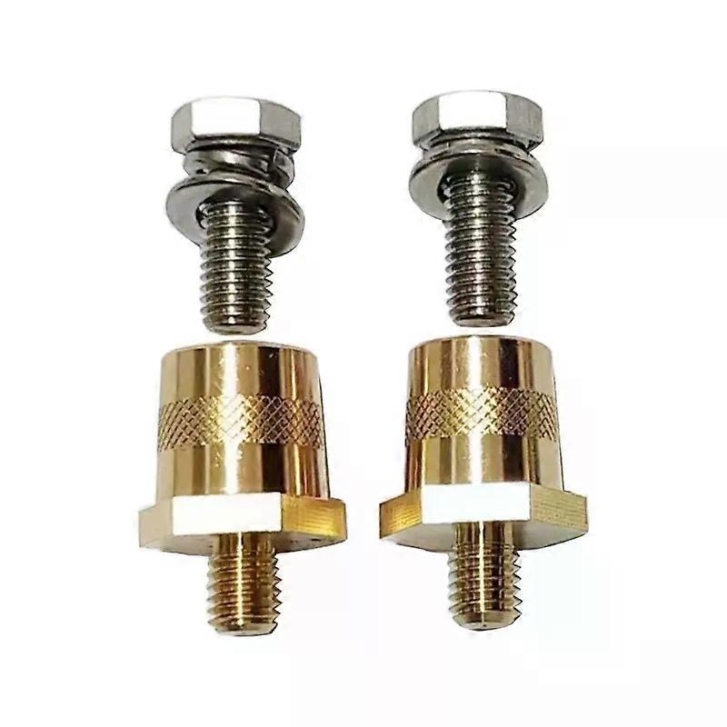 Professional Car Connection Terminals Brass Poles Adapter 6/8mm Thread Quick Fixing Easy Wiring Durable