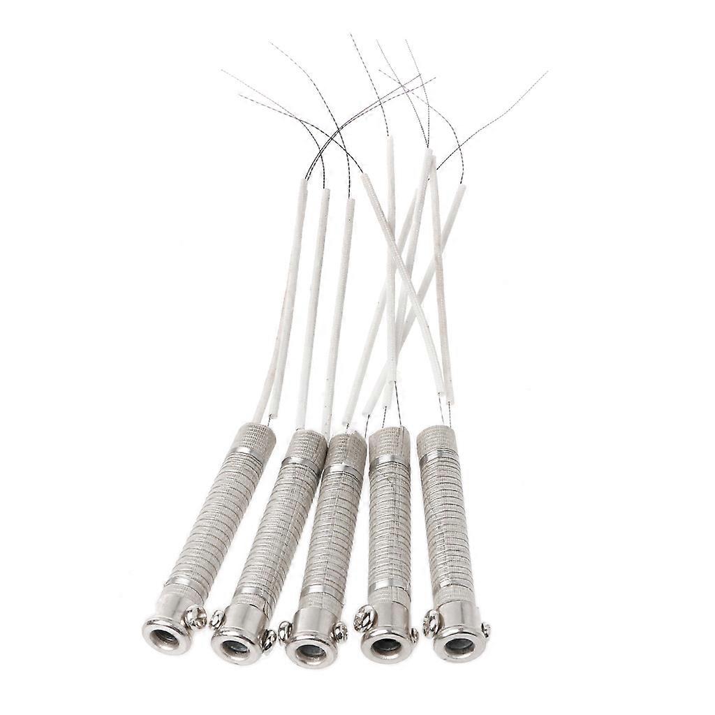 5PCS 220V 60W Soldering Iron Core Heating Element ReplacementWelding Tool Silver