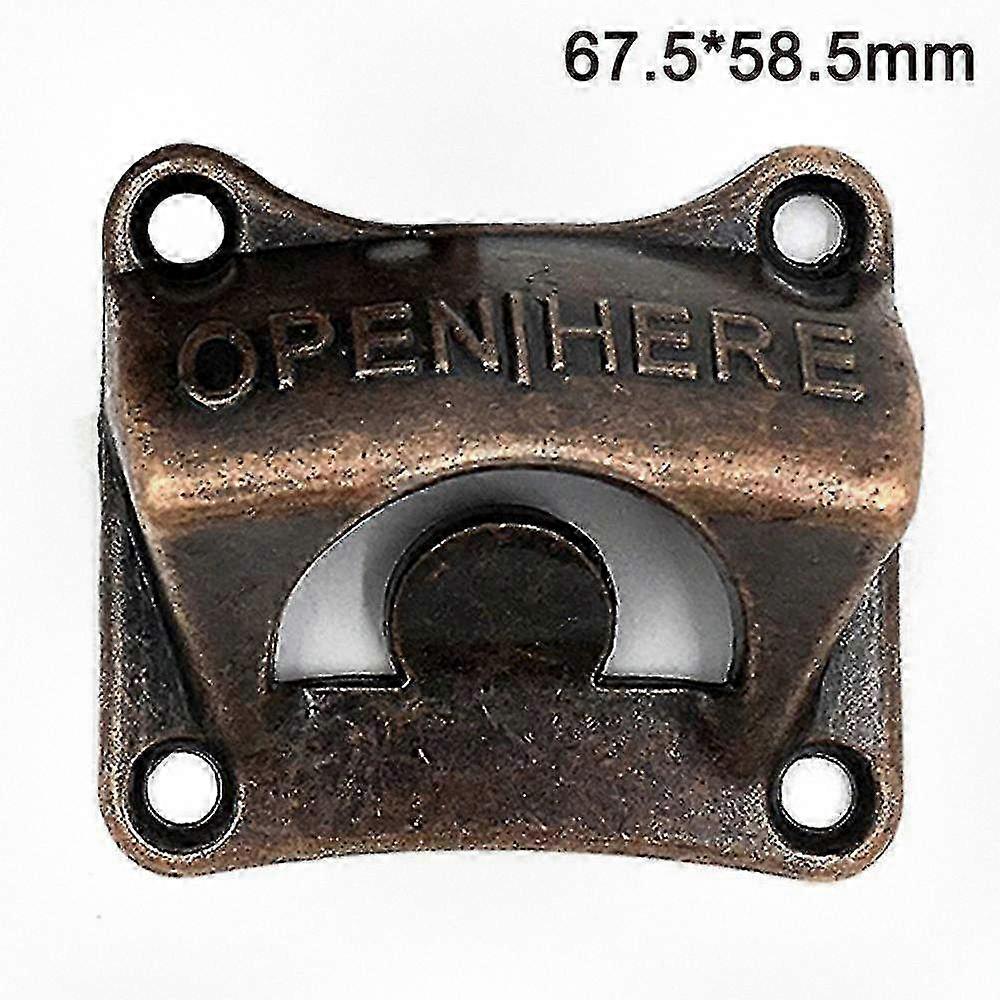 High-Quality Wall-Mounted Bottle Opener with Screws for Easy Installation, Ideal for Beer Enthusiasts and Home Bars