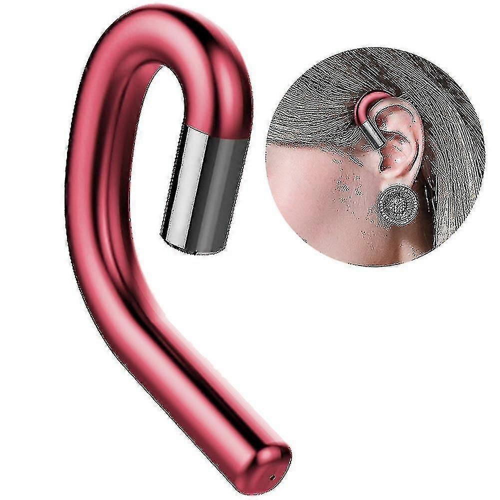 Bluetooth-hovedtelefoner, støjReducerende håndfrit headset,rød