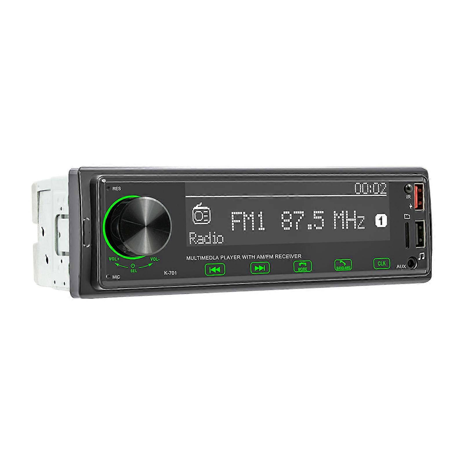 Prise en charge de la radio autoradio USB AUX-in TF Lecteur multimédia avec récepteur radio FM Radio automatique universelle pour Touch Scre
