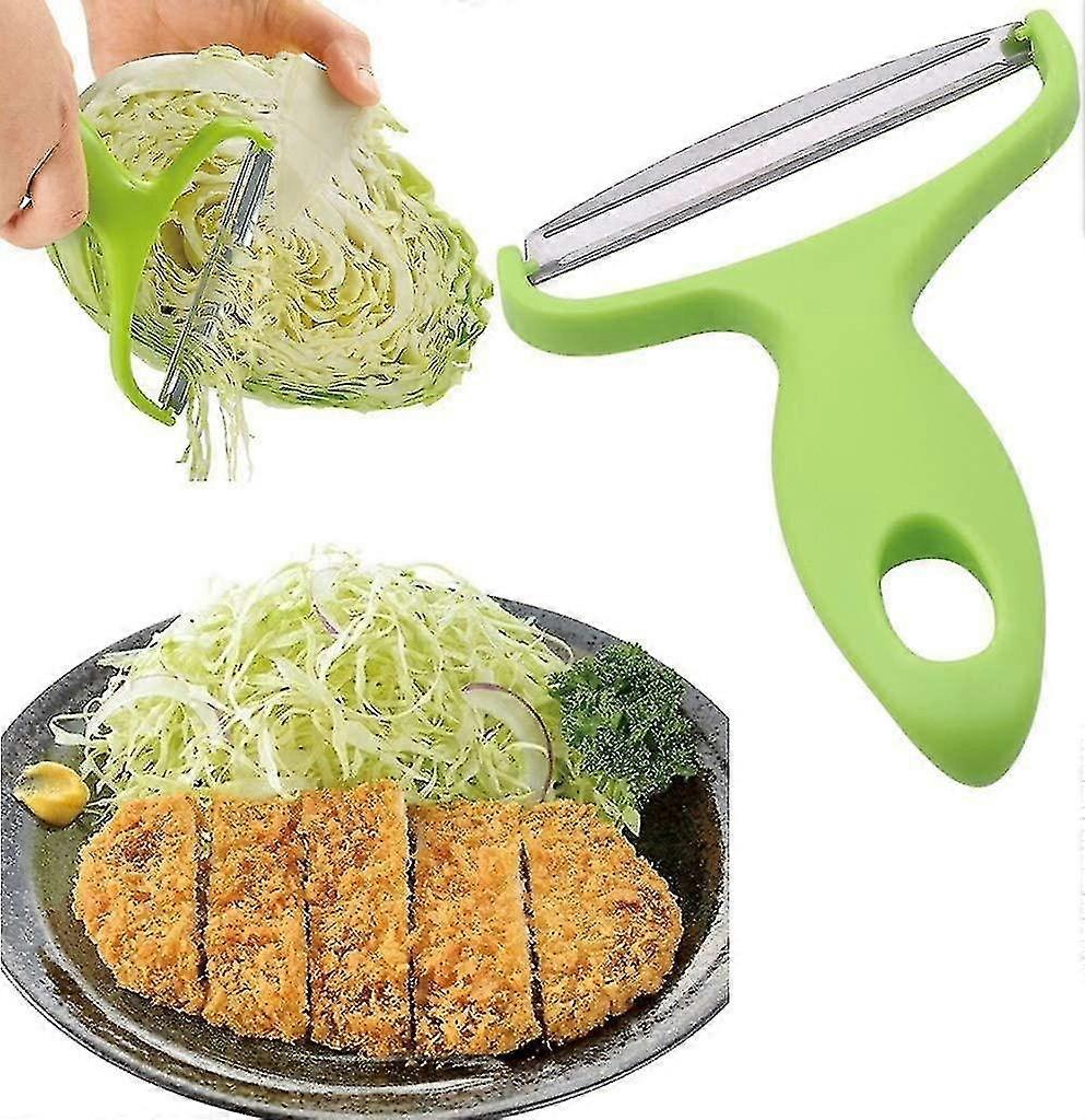 Stainless Steel Vegetable Peeler & Cabbage Shredder - Essential Kitchen Tool
