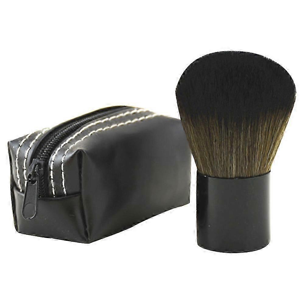 1 Set Portable Makeup Brushes Bag Multi-function Blusher Brush Powder Brush Makeup Tool