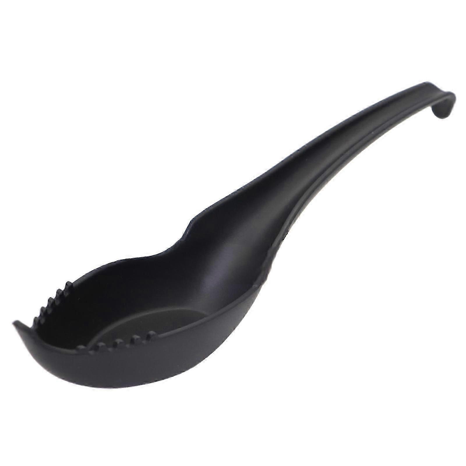 Noodle Soup Spoon with Fork Flatware Teaspoon for Hiking Spaghetti Dumplings Blue