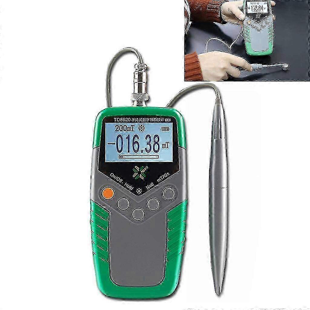 Gaussmeter Fluxmeter High Precision Surface Magnetic Field Tester Flux Meter