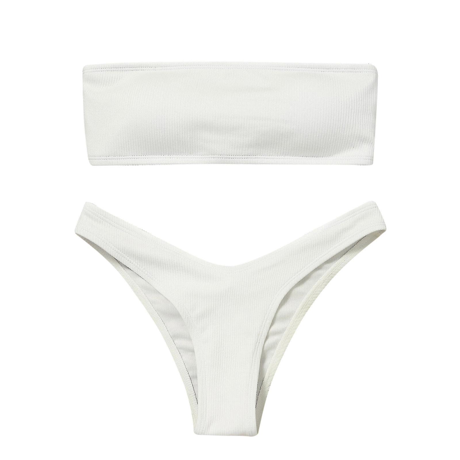 Kvinners High Waisted Todelt badetøy