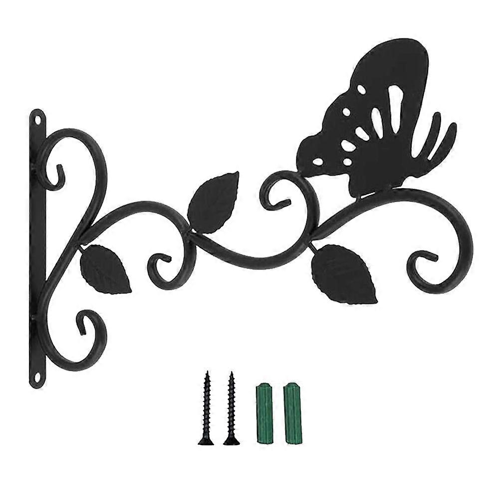 Iron Wall Bracket Providing Additional Support for Decor Items