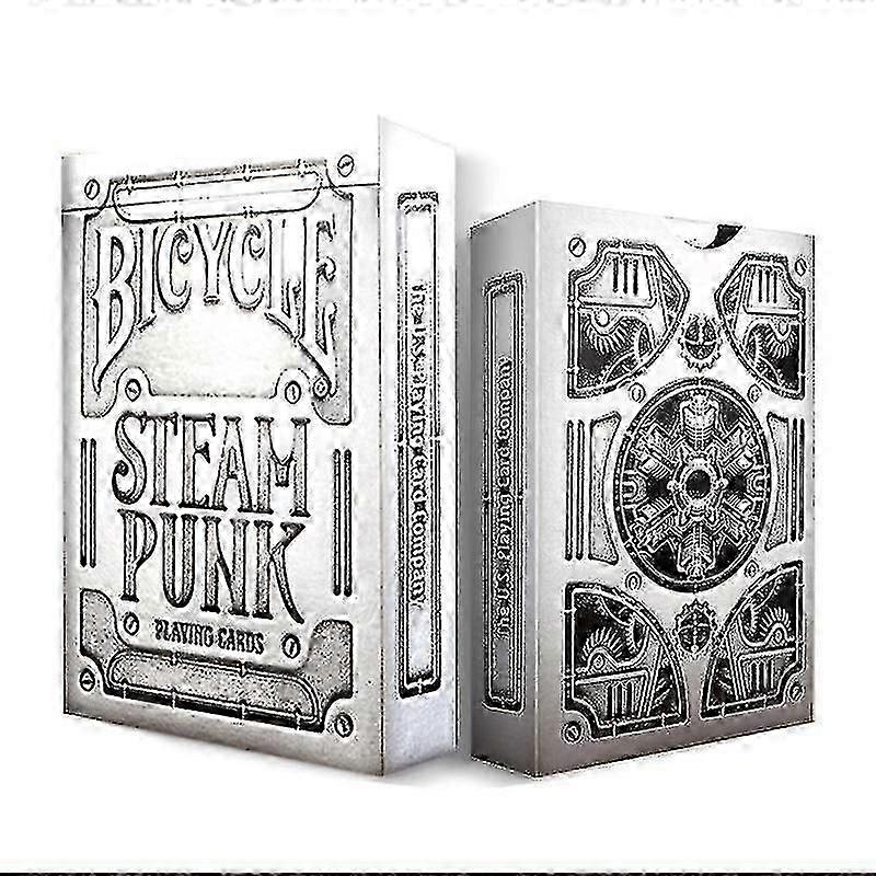 Card Games Bicycle Silver Steampunk Deck Magic Cards Playing Card Magic Props