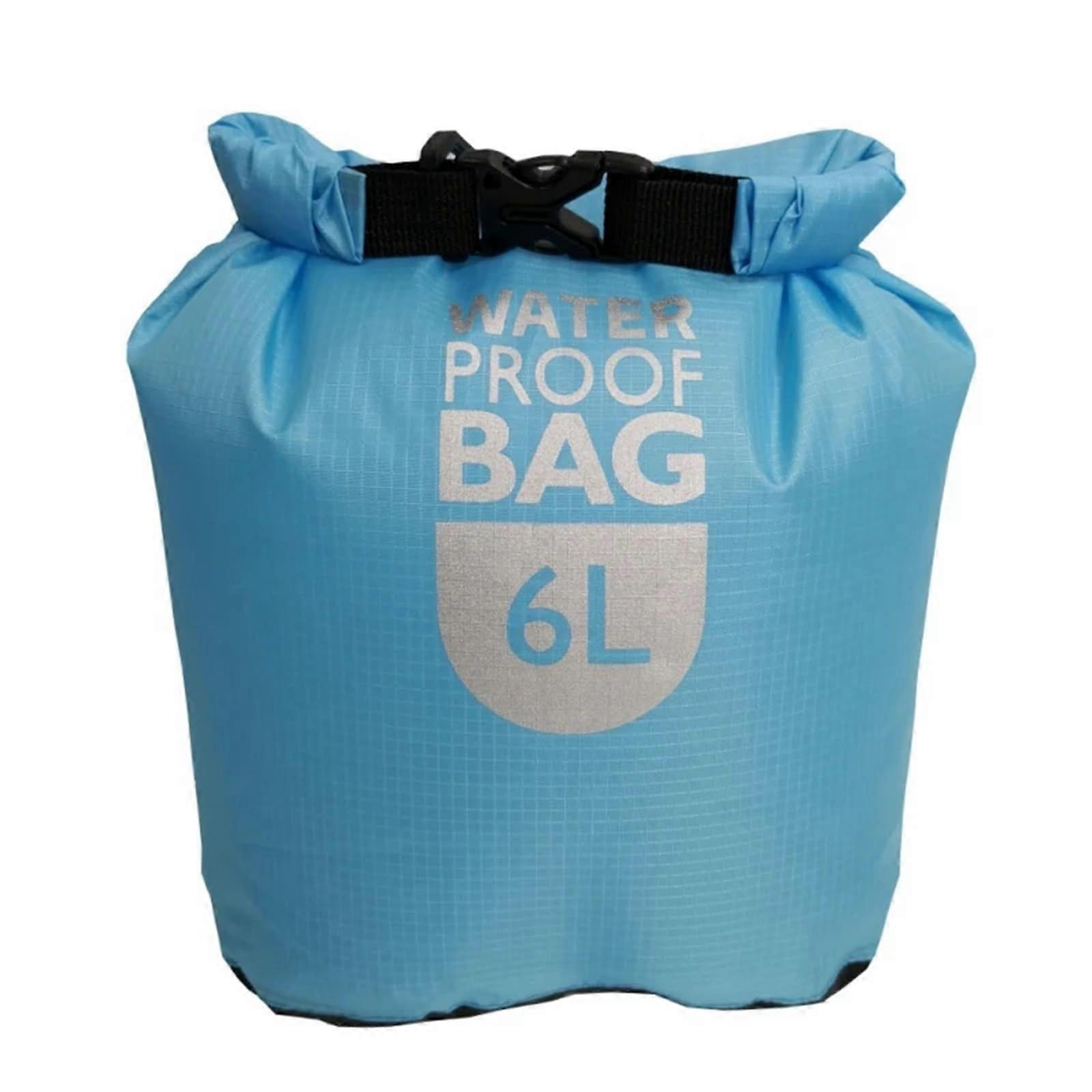 Swim Bag Dry Sack 24L Blue Water Resistant For Kayaking Canoeing Rafting River Trekking Boating Gear