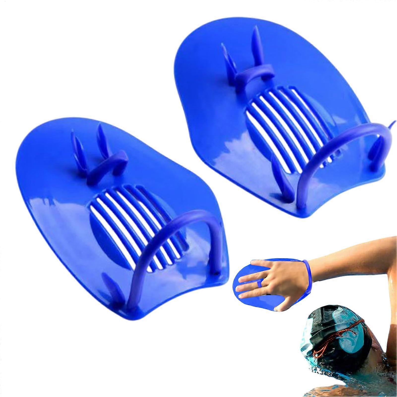 Swimming paddles for hands Adjustable straps for pool training