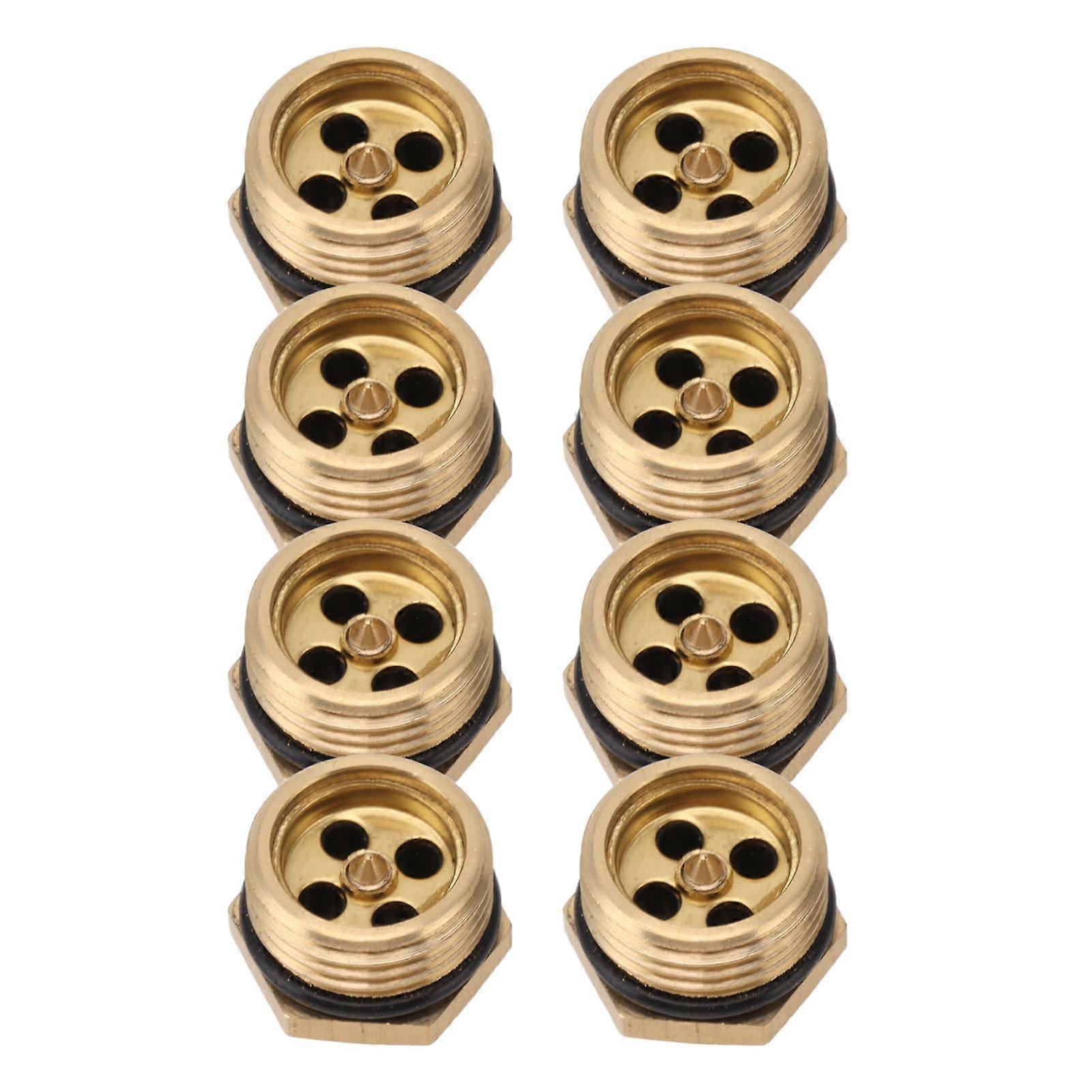 Pack of 20 Brass Mist Nozzles, Brass Mist Nozzles, Mist Nozzles 1/2 Inch Atomizer for Temperature Reduction in Gardens